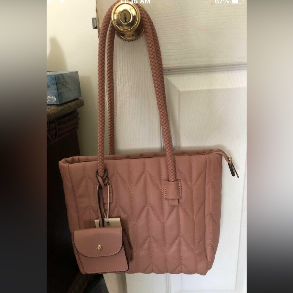 New: Handbag with small wallet